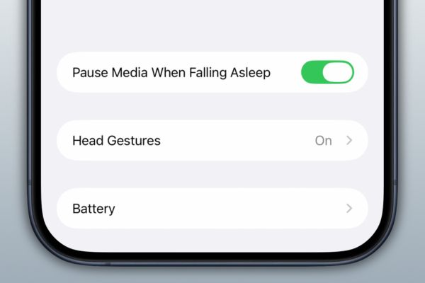 Pause Media When Falling Asleep