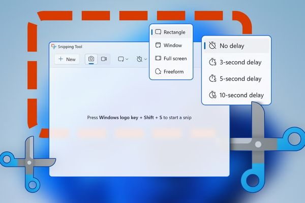 Snipping Tool showing 30-second limit for GIF creation